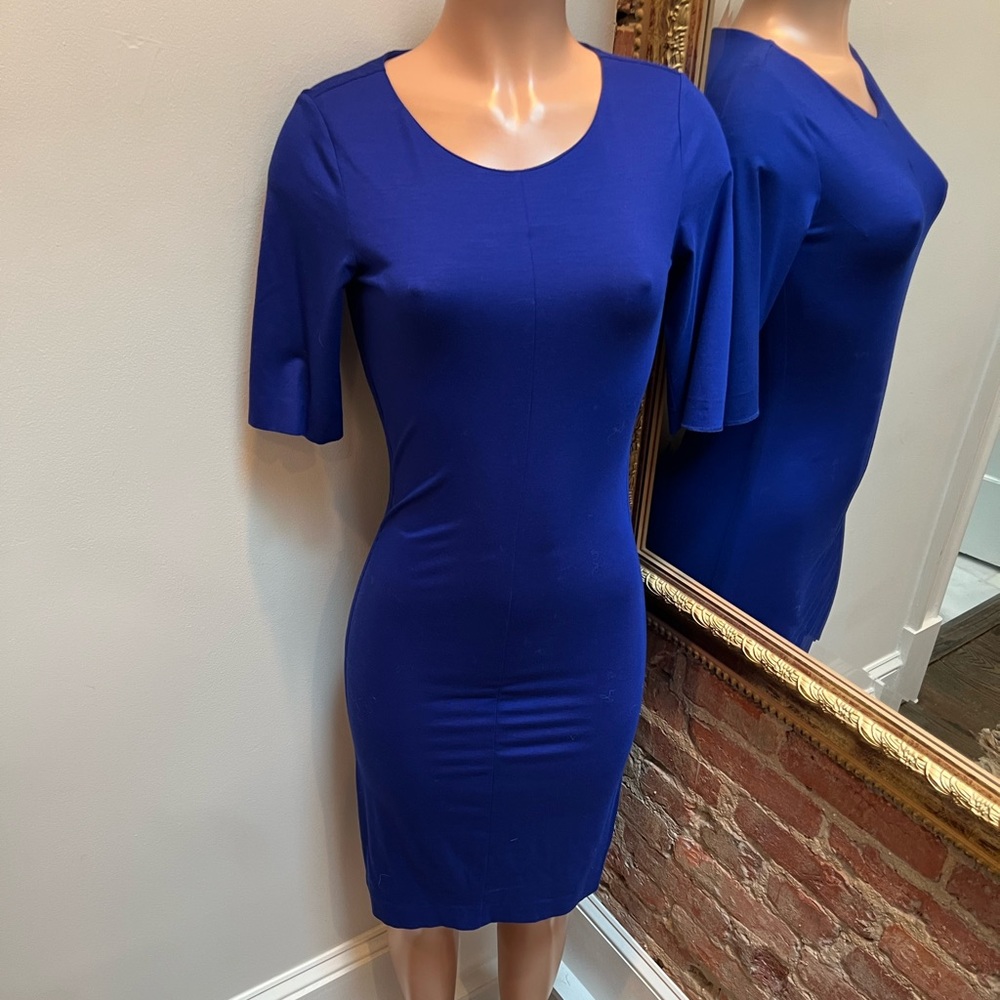 DVF  little blue dress